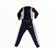 Load image into Gallery viewer, Men&#39;s  Black, White, and Red Jogging Suit